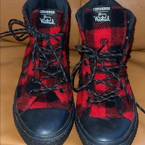 High Top Plaid Converse 6.5 Women’s men’s 4.5